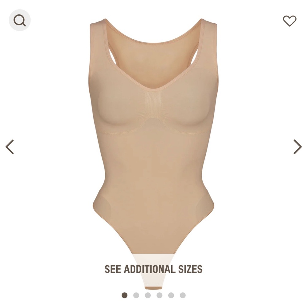 COPY - Scoop Neck Thong Bodysuit— seamless sculpt